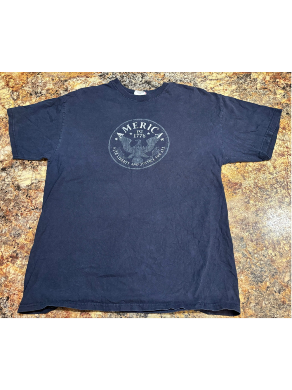 America 1776 Eagle Graphic Tee Large